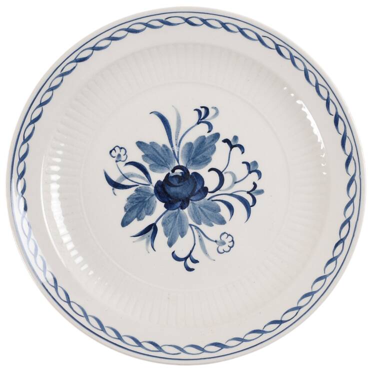 Baltic Blue (Older, Cream) Salad Plate