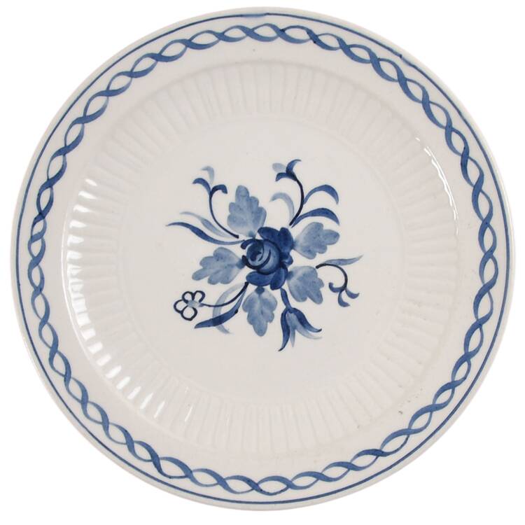Baltic Blue (Older, Cream) Bread & Butter Plate