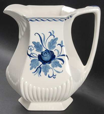Baltic Blue (Older, Cream) 48 Oz Pitcher