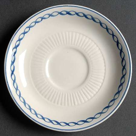 Baltic Blue (Older, Cream) Saucer for Irish Coffee Cup