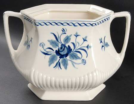 Baltic Blue (Older, Cream) Tureen No Lid