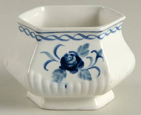 Baltic Blue (Older, Cream) Mini Open Sugar Bowl