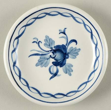 Baltic Blue (Older, Cream) Butter Pat