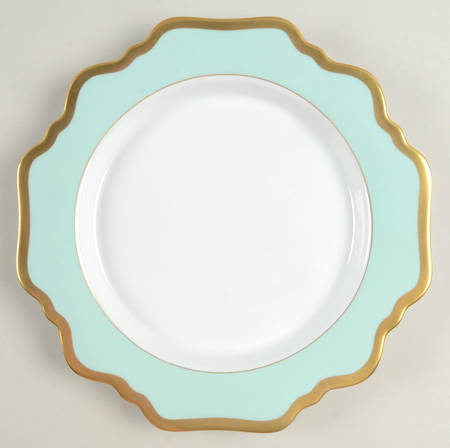 Anna's Palette Aqua Green Salad/Dessert Plate