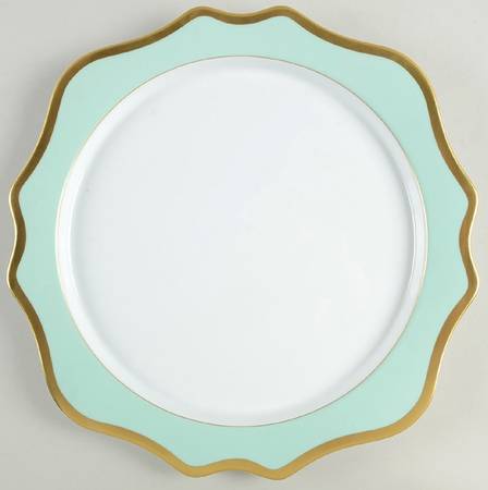 Anna's Palette Aqua Green Service Plate (Charger)