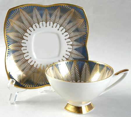 1588 Footed Cup & Saucer Set