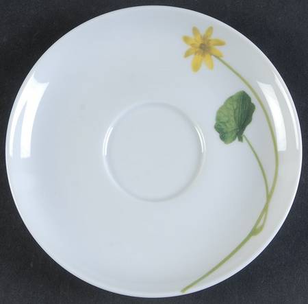Summer Meadow Saucer for Cafe Au Lait