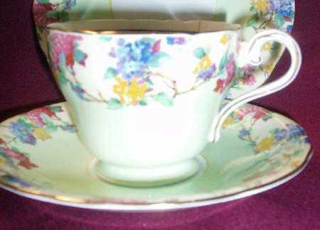 C758-2 Footed Cup & Saucer Set