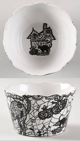 Wiccan Lace Individual Appetizer Bowl