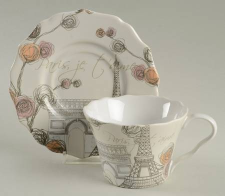 Lissome Flat Cup & Saucer Set