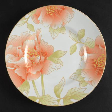 Leanne Peony Salad Plate