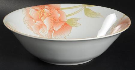 Leanne Peony 10" Round Vegetable Bowl