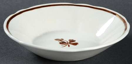 Tea Leaf (Raised Panel Rim) Fruit/Dessert (Sauce) Bowl