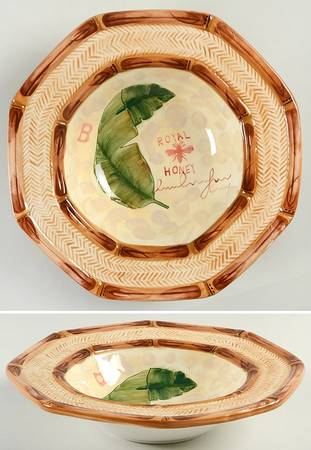 Royal Palm Rim Soup Bowl