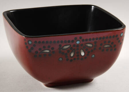 Marquee Red Square Soup/Cereal Bowl