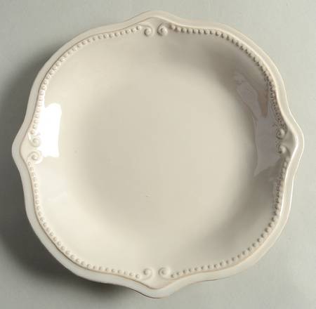 Isabella (Cream) Salad Plate