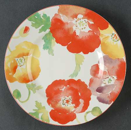 Jolly Poppy Salad Plate