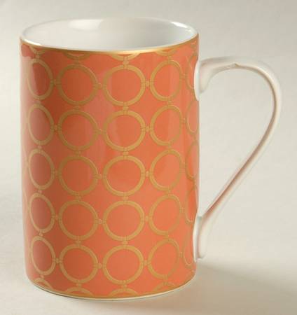 Chain Link Coral Mug