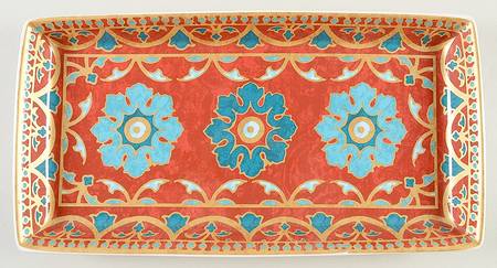 Golden Palace 13" Rectangular Tray