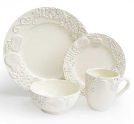 Frutta Cream Dinner Plate