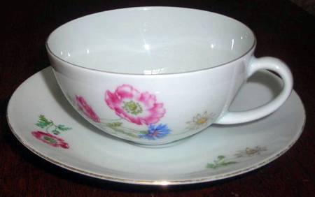 ARZ264 Flat Cup & Saucer Set