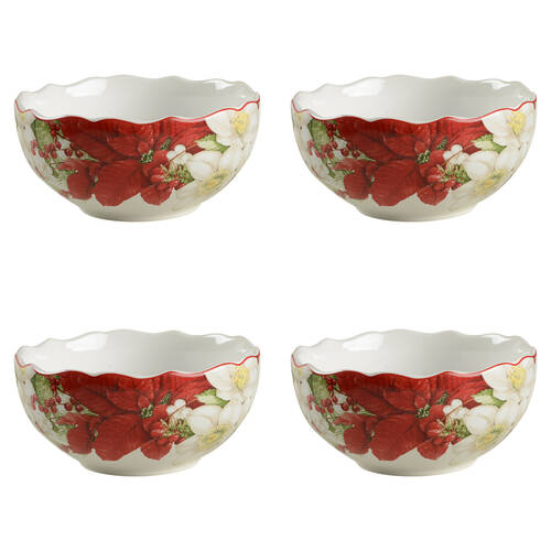 Winter Harmony Soup/Cereal Bowl - Set of 4