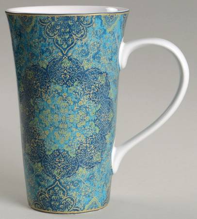 Eva Opulent Blue Latte Mug