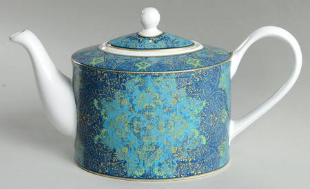 Eva Opulent Blue Teapot & Lid