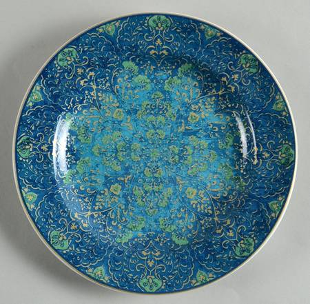 Eva Opulent Blue Appetizer Plate