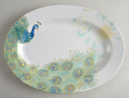 Lakshmi 14" Oval Serving Platter