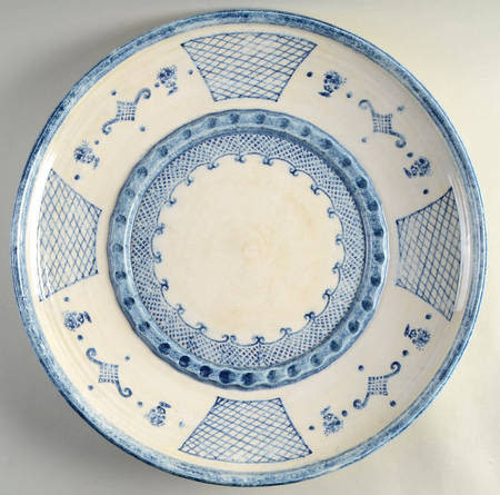 Burano 19" Deep Round Platter