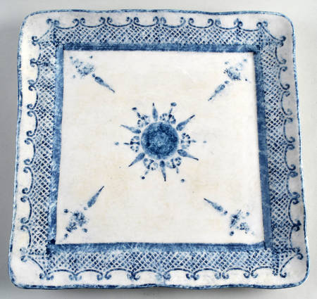 Burano 13" Square Serving Platter