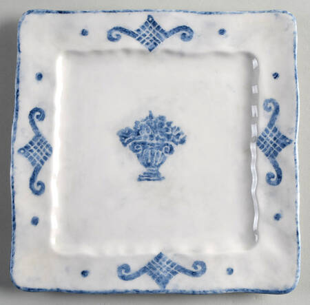 Burano Square Salad/Dessert Plate