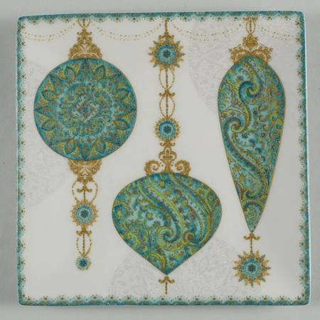 Constantina Turquoise Salad Plate