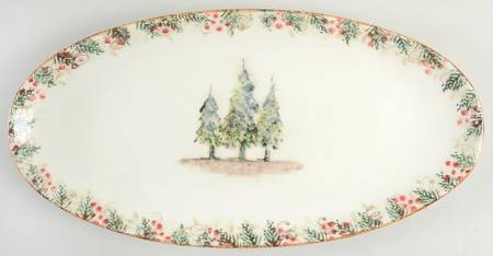 Natale 15" Oval Serving Platter