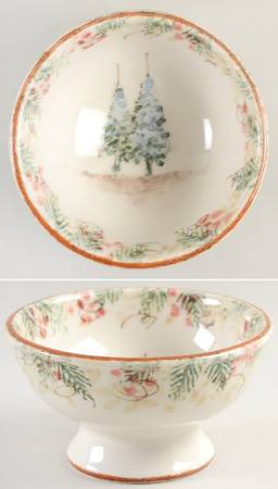 Natale Round Compote (Height X Width)