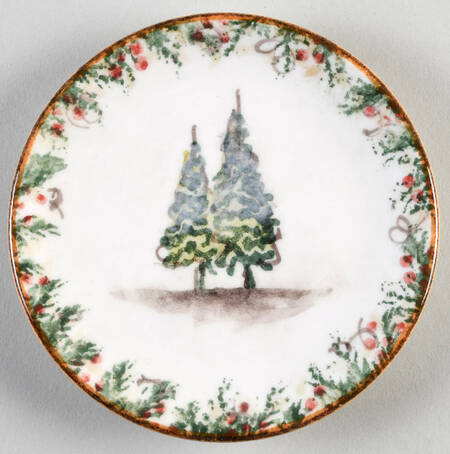 Natale Bread & Butter Plate