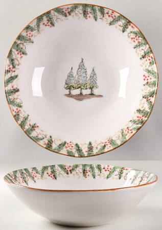 Natale 12" Round Vegetable Bowl