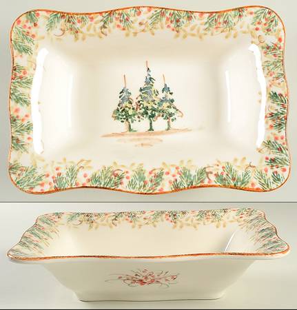 Natale 12"  Rectangular Bowl
