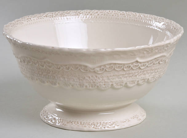 Finezza Cream Footed Cereal Bowl