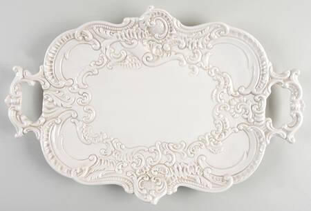 Finezza Cream 17" Handled Tray