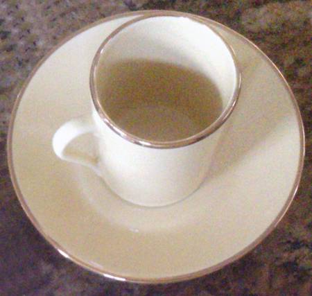 API19 Flat Demitasse Cup & Saucer Set