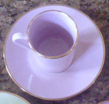 API19 Flat Demitasse Cup & Saucer Set
