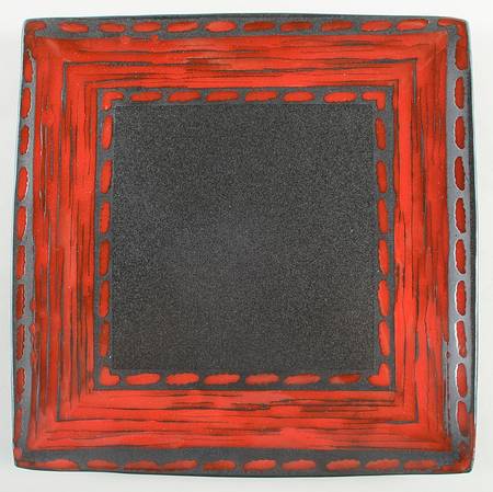 Livingston Red Square Dinner Plate
