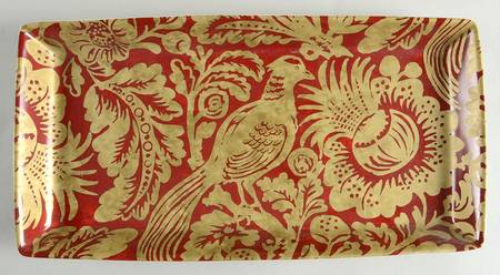 Belorado Red Rectangular Tray