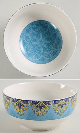 Spice Kingdom Blue Soup/Cereal Bowl