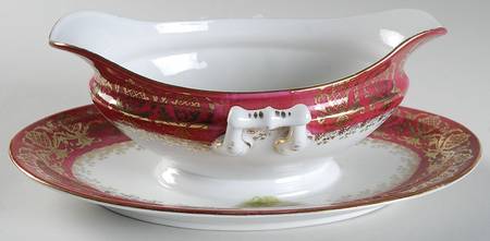 ALT720 Gravy Boat with Attached Underplate