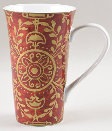 Pilar Red Latte Mug
