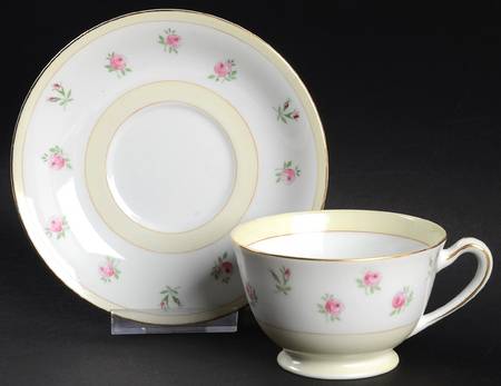 AIC42 Footed Cup & Saucer Set