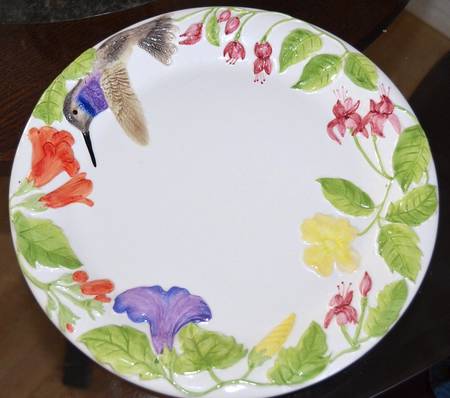 Hummingbird Dinner Plate